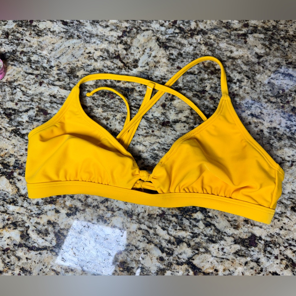 Adore Me Yellow Bikini Top
